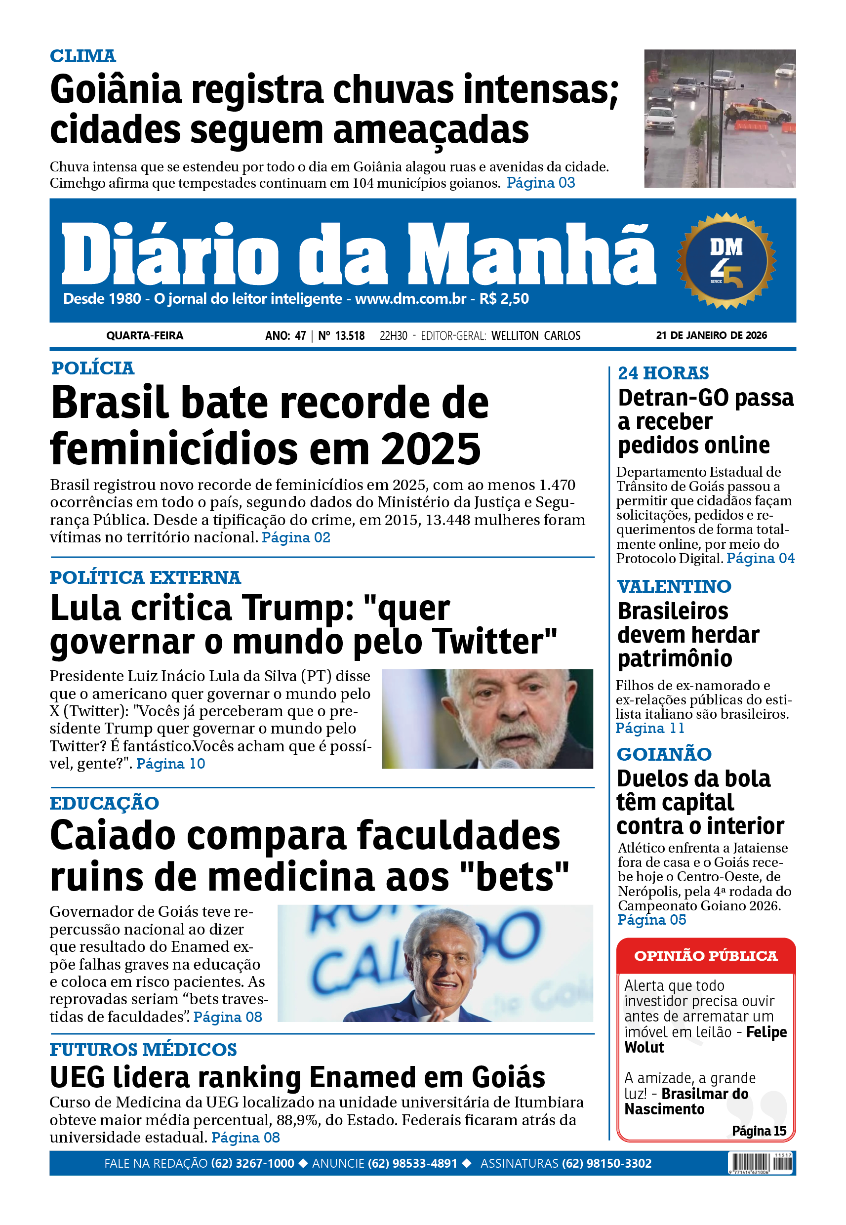 Edição EDIÇÃO 21/01/2026