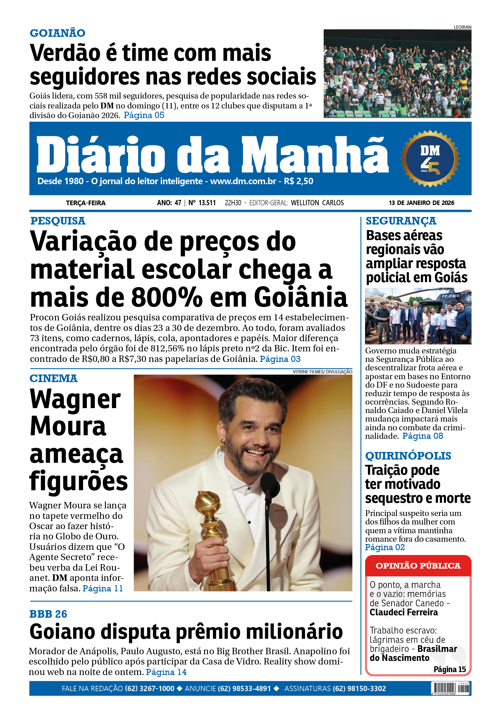Edição EDIÇÃO 13/01/2026
