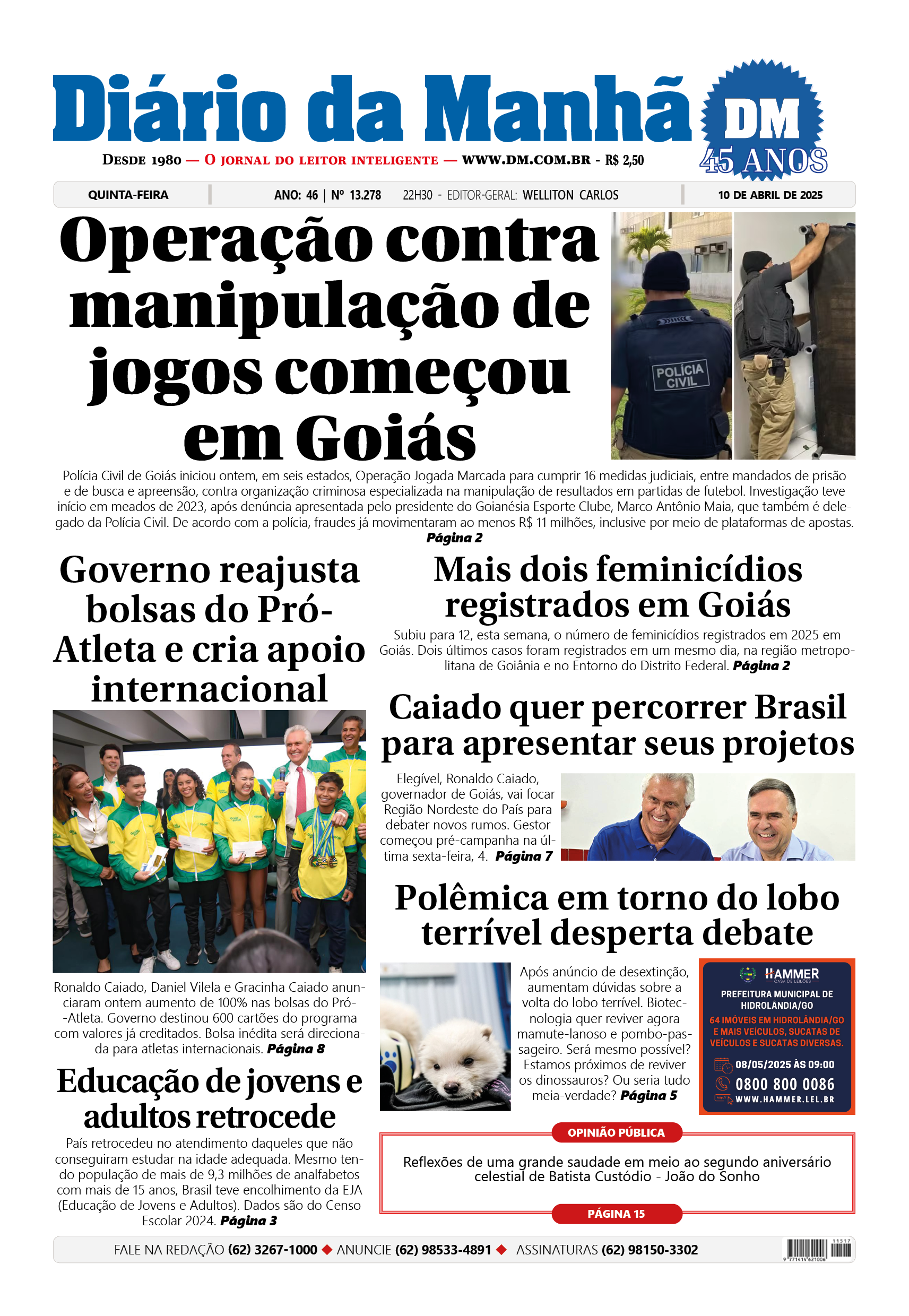 Edição EDIÇÃO2025-04-10