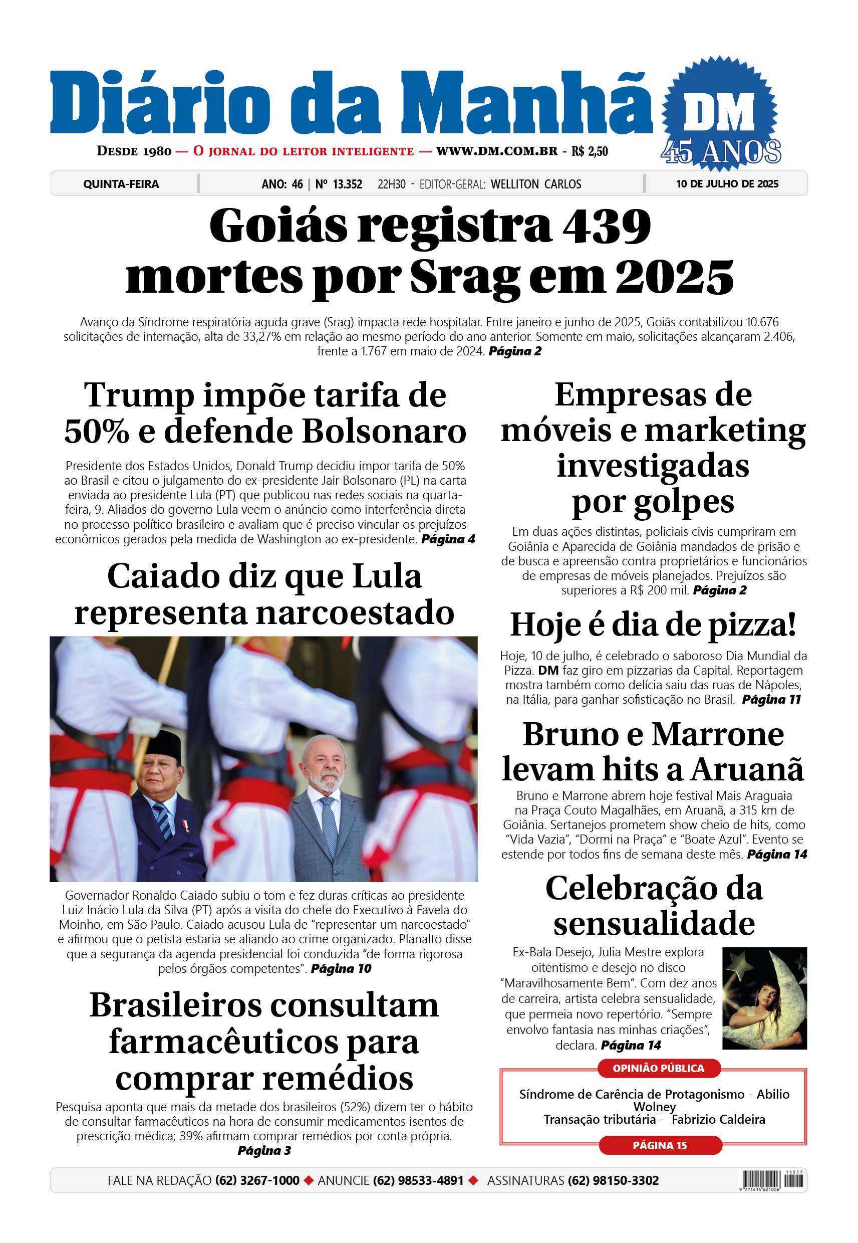 Capa da edição