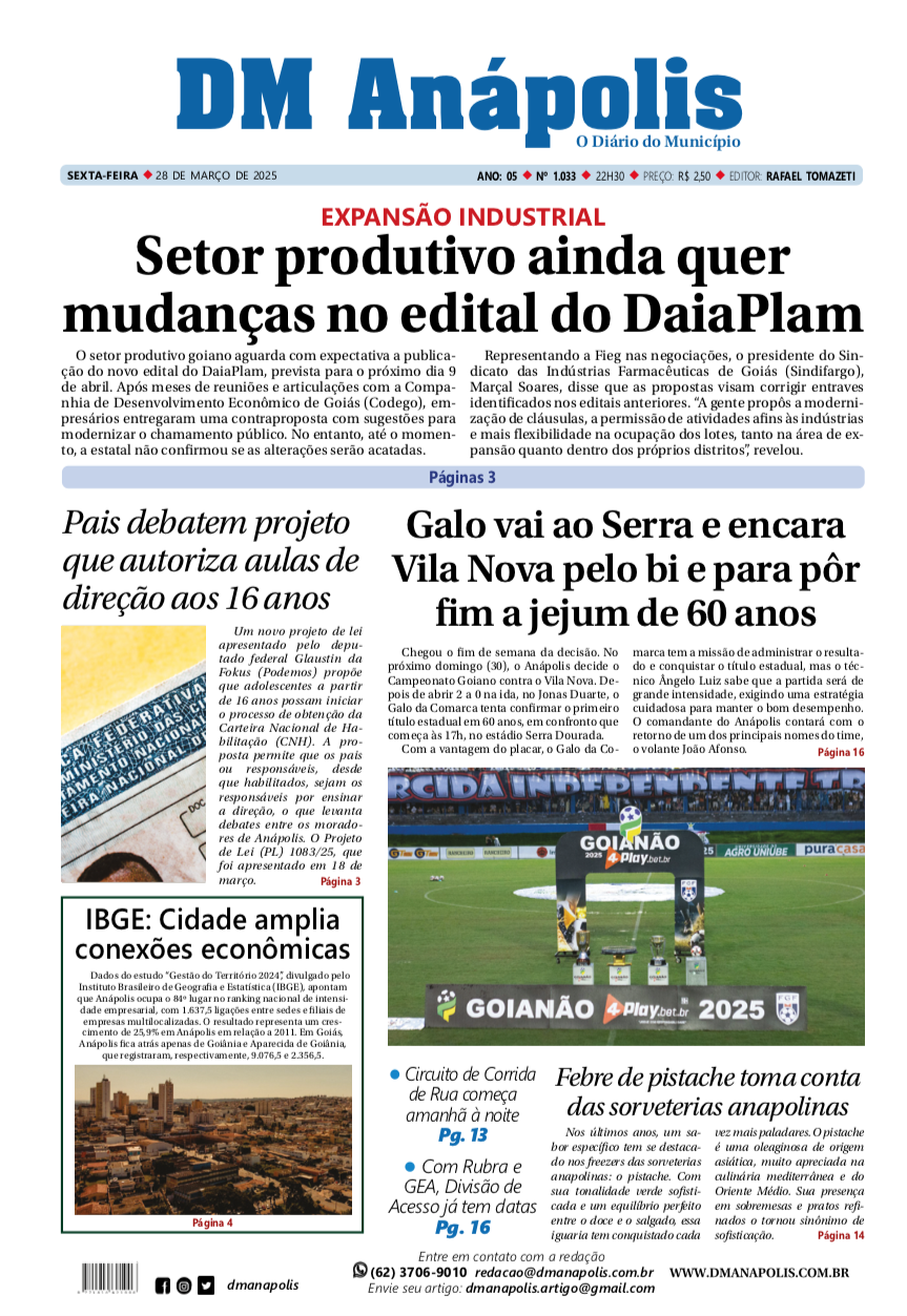 Edição EDIÇÃO2025-03-28
