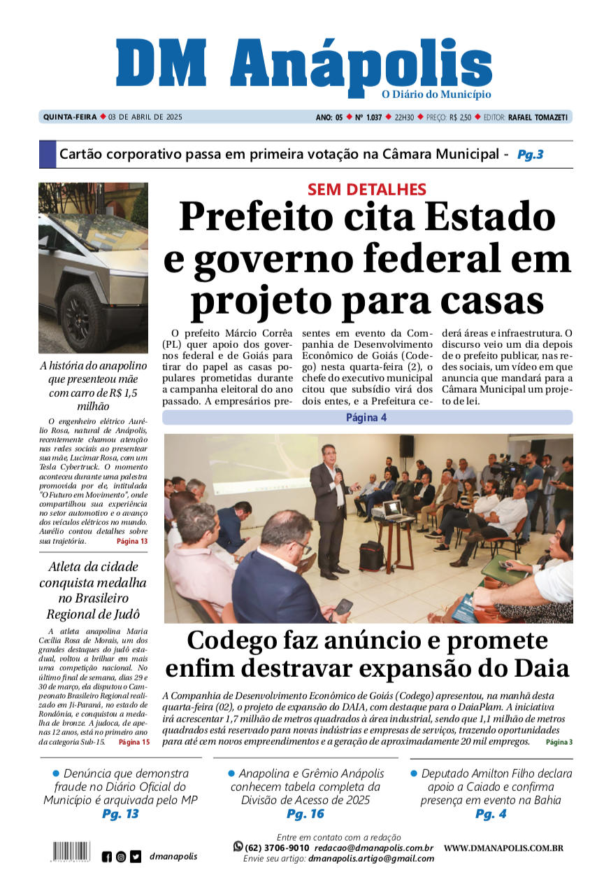 Edição EDIÇÃO2025-04-03