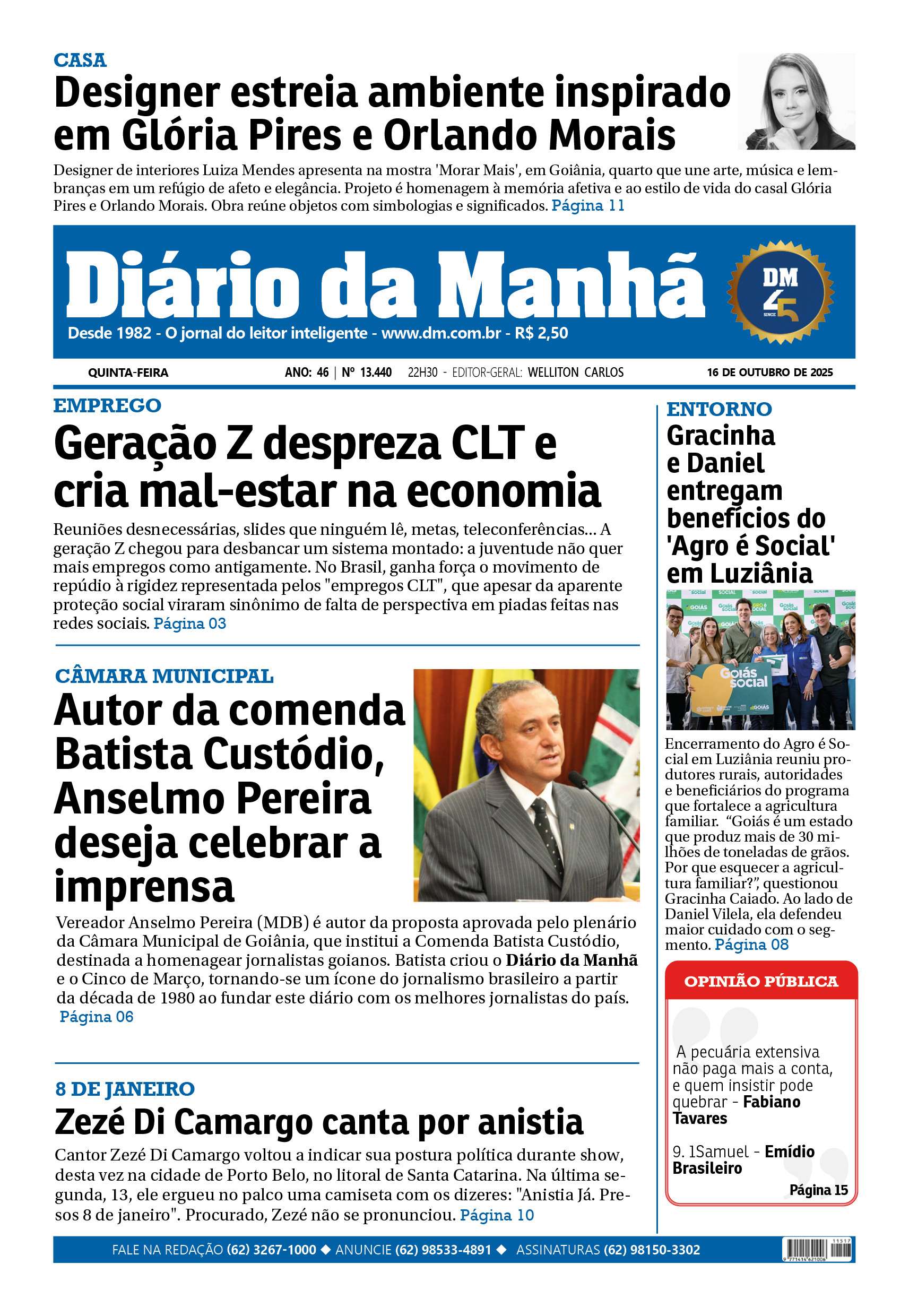 Capa da edição