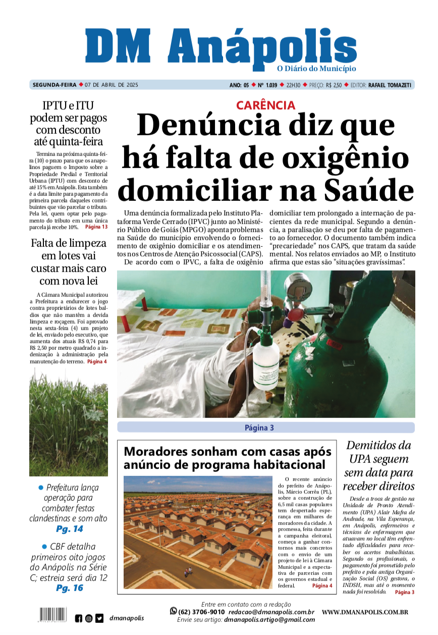 Edição EDIÇÃO2025-04-07