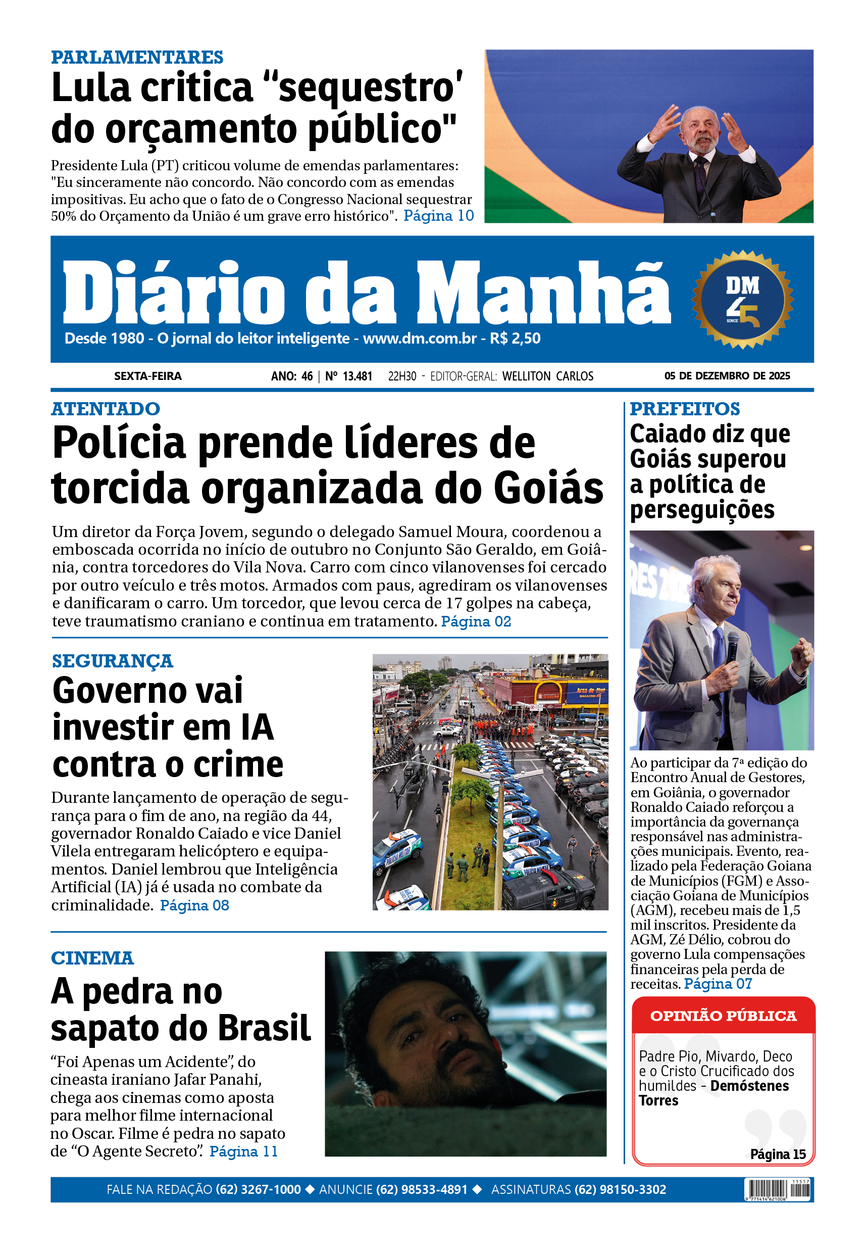 Capa da edição EDIÇÃO 05/12/2025