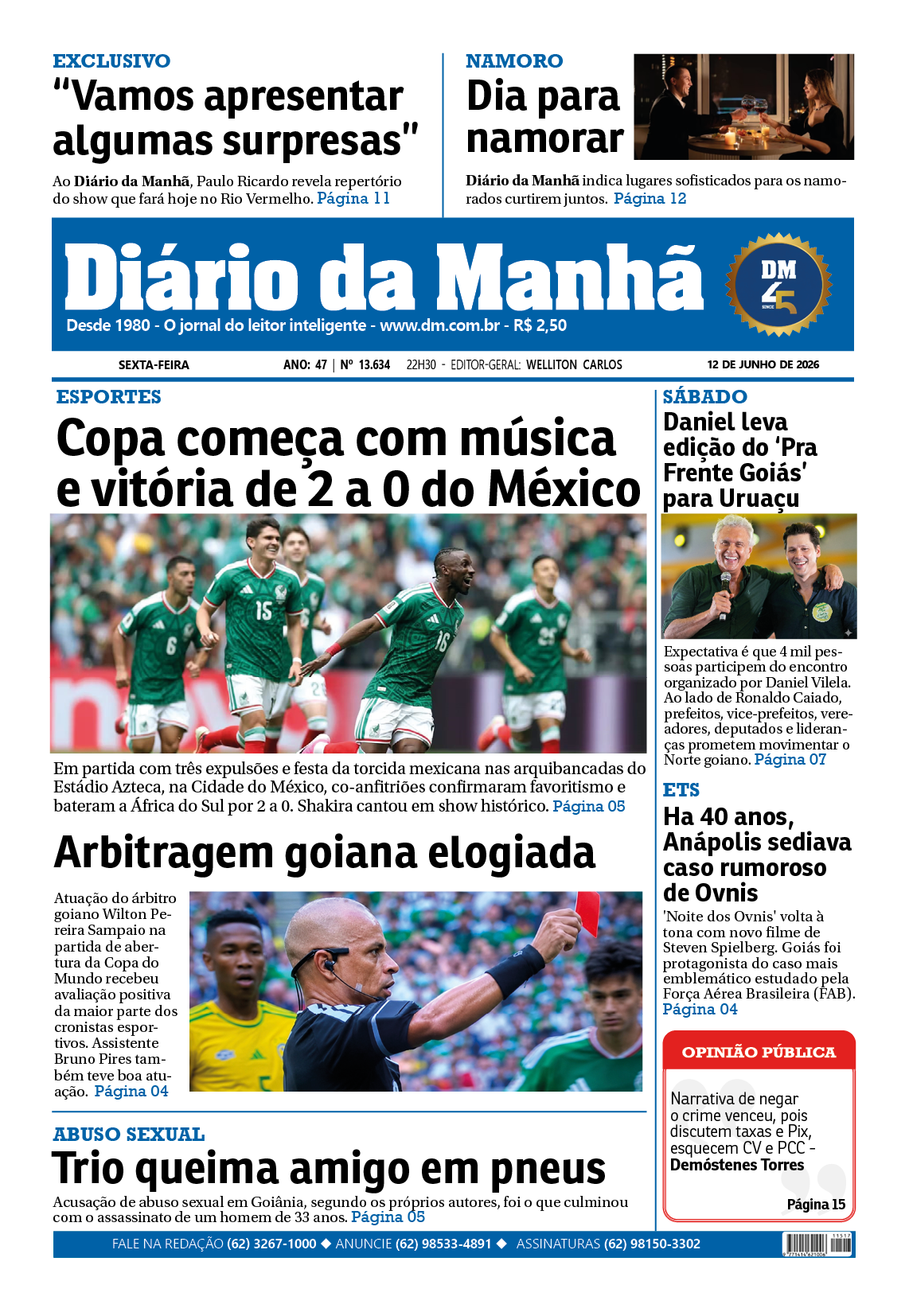 Capa da edição EDIÇÃO 12/06/2026