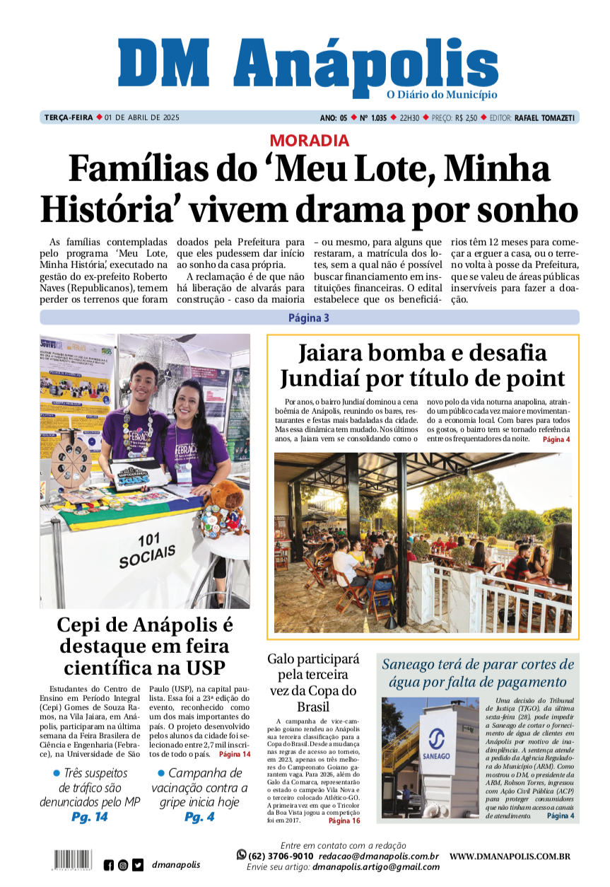 Edição EDIÇÃO2025-04-01