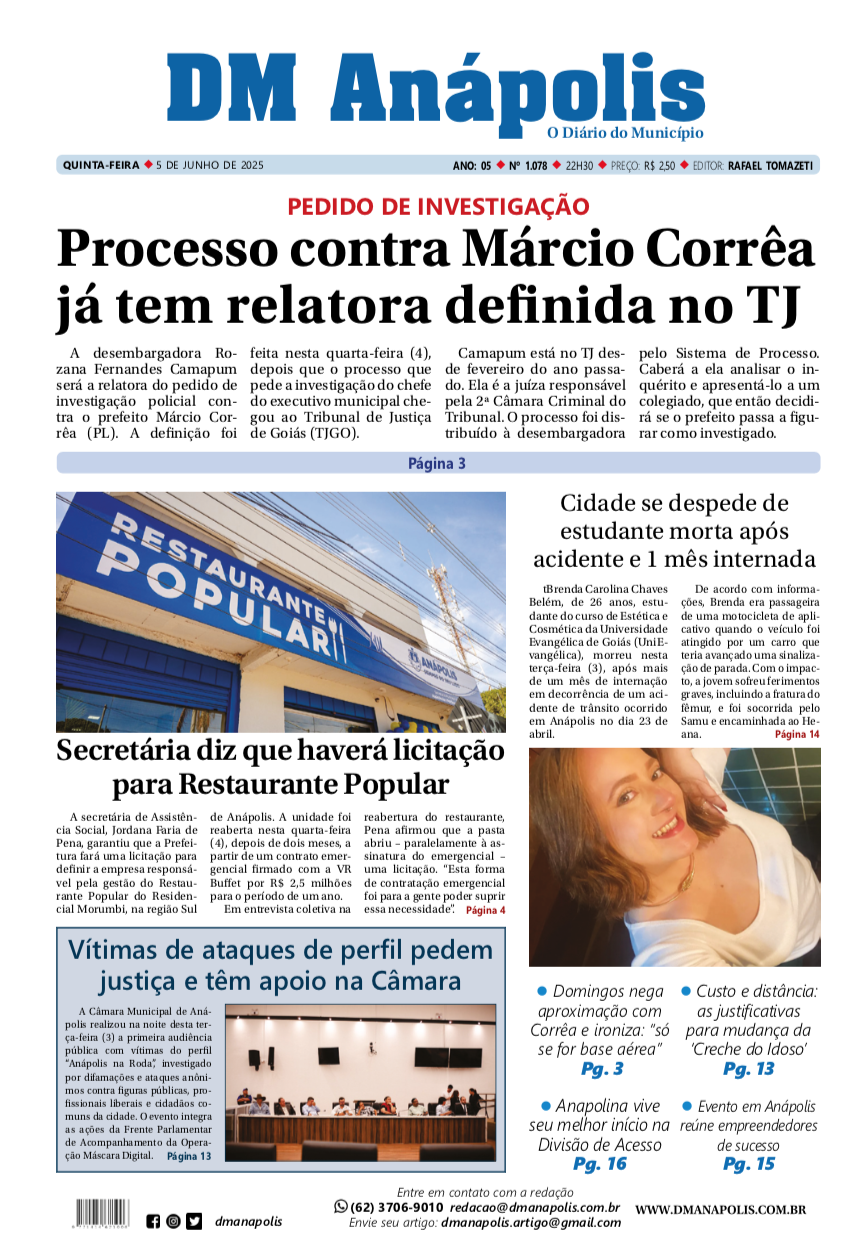Capa da edição