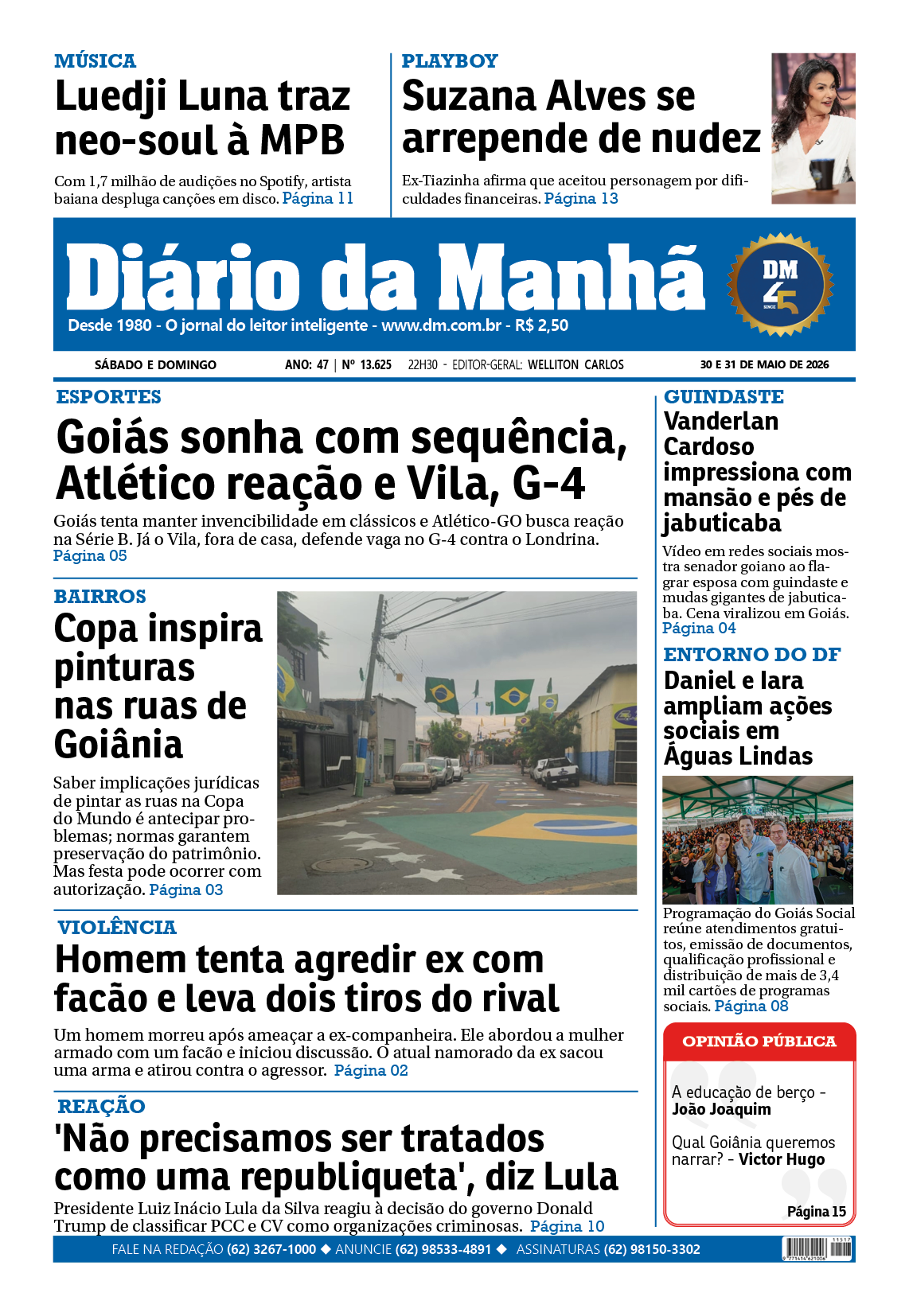 Capa da edição EDIÇÃO 30/05/2026