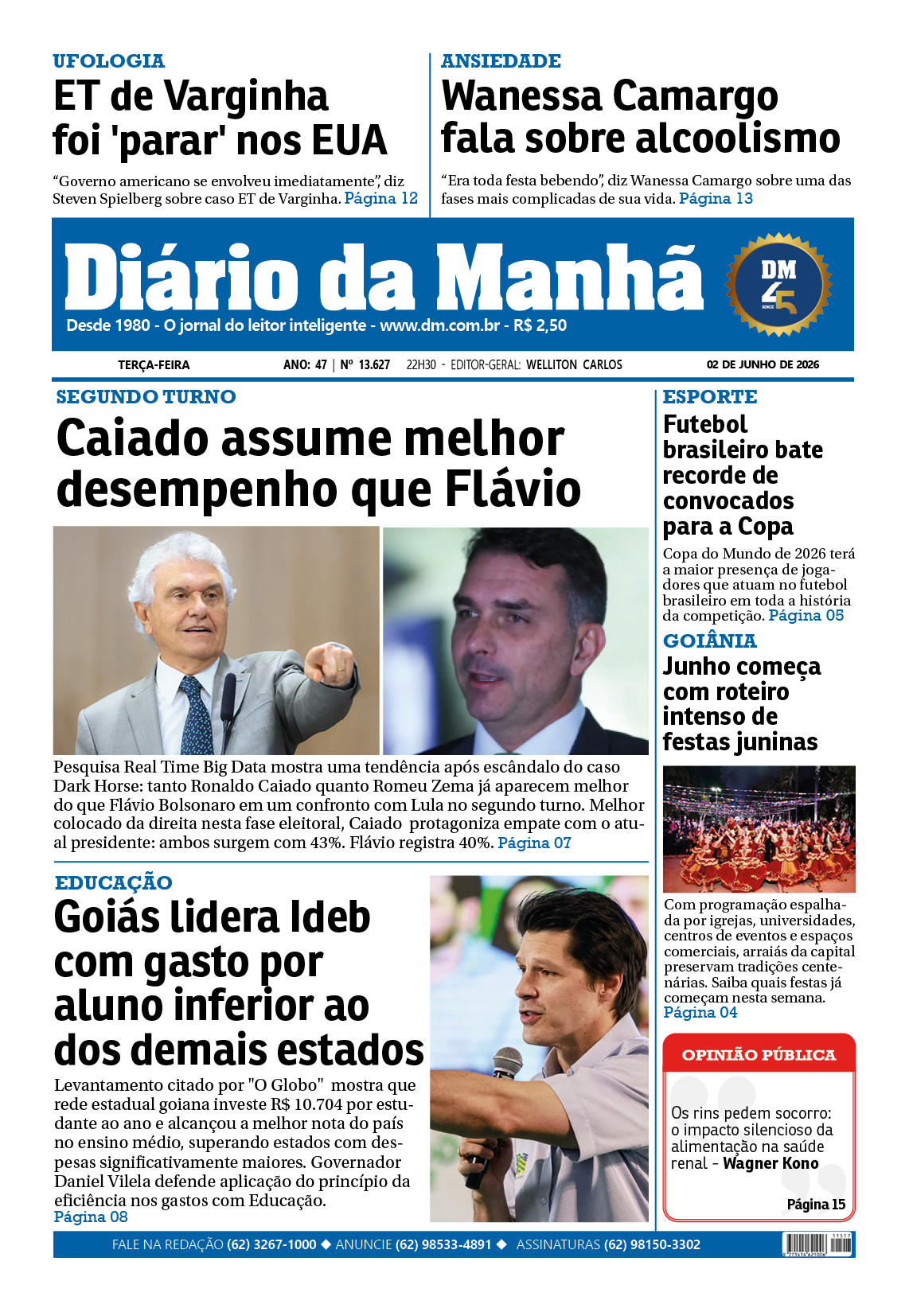 Capa da edição EDIÇÃO 02/06/2026