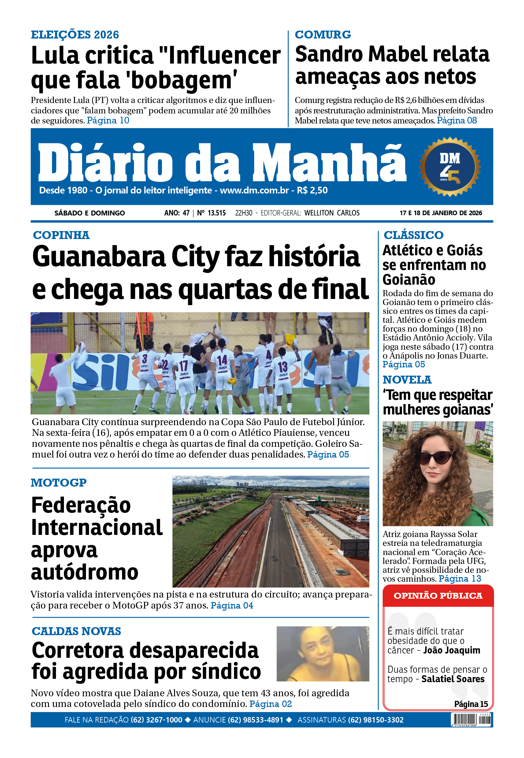 Edição EDIÇÃO 17/01/2026