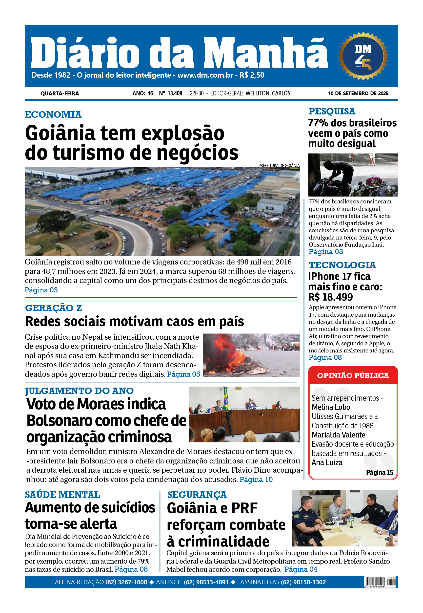 Capa da edição