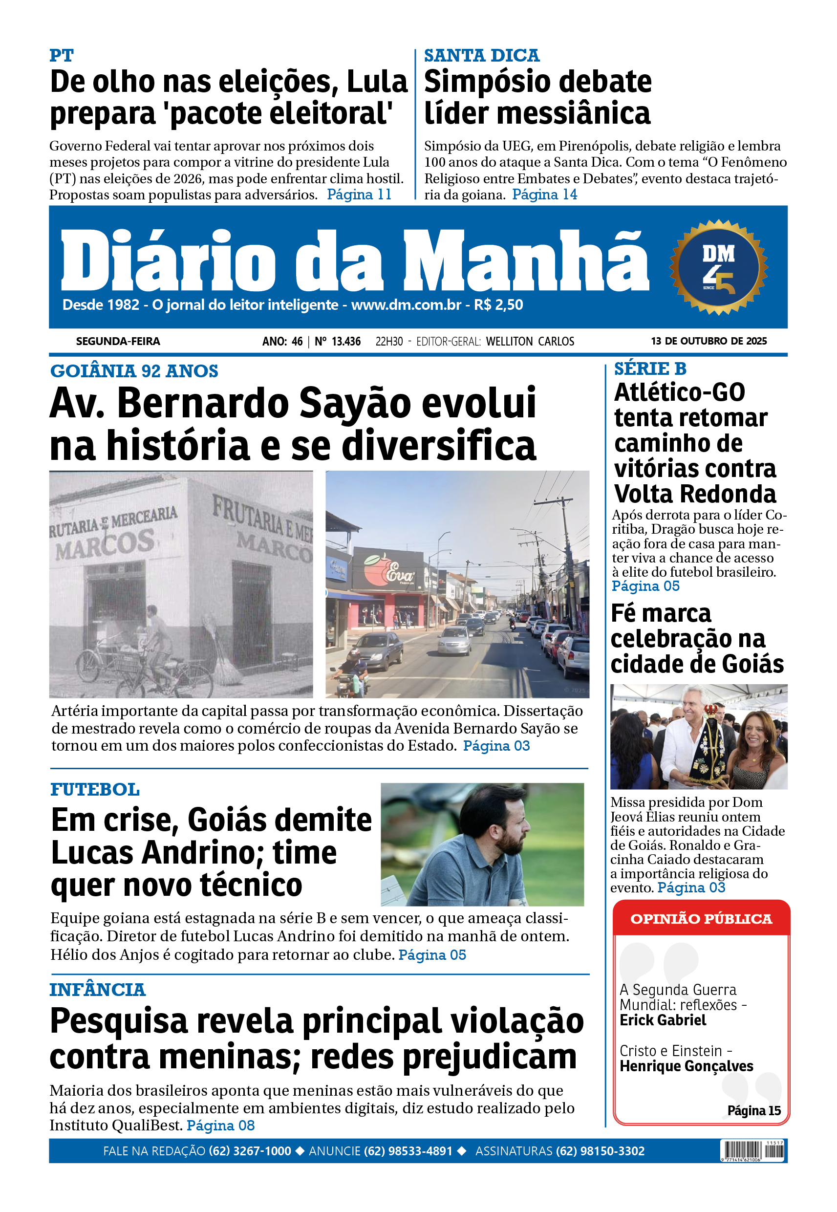 Capa da edição
