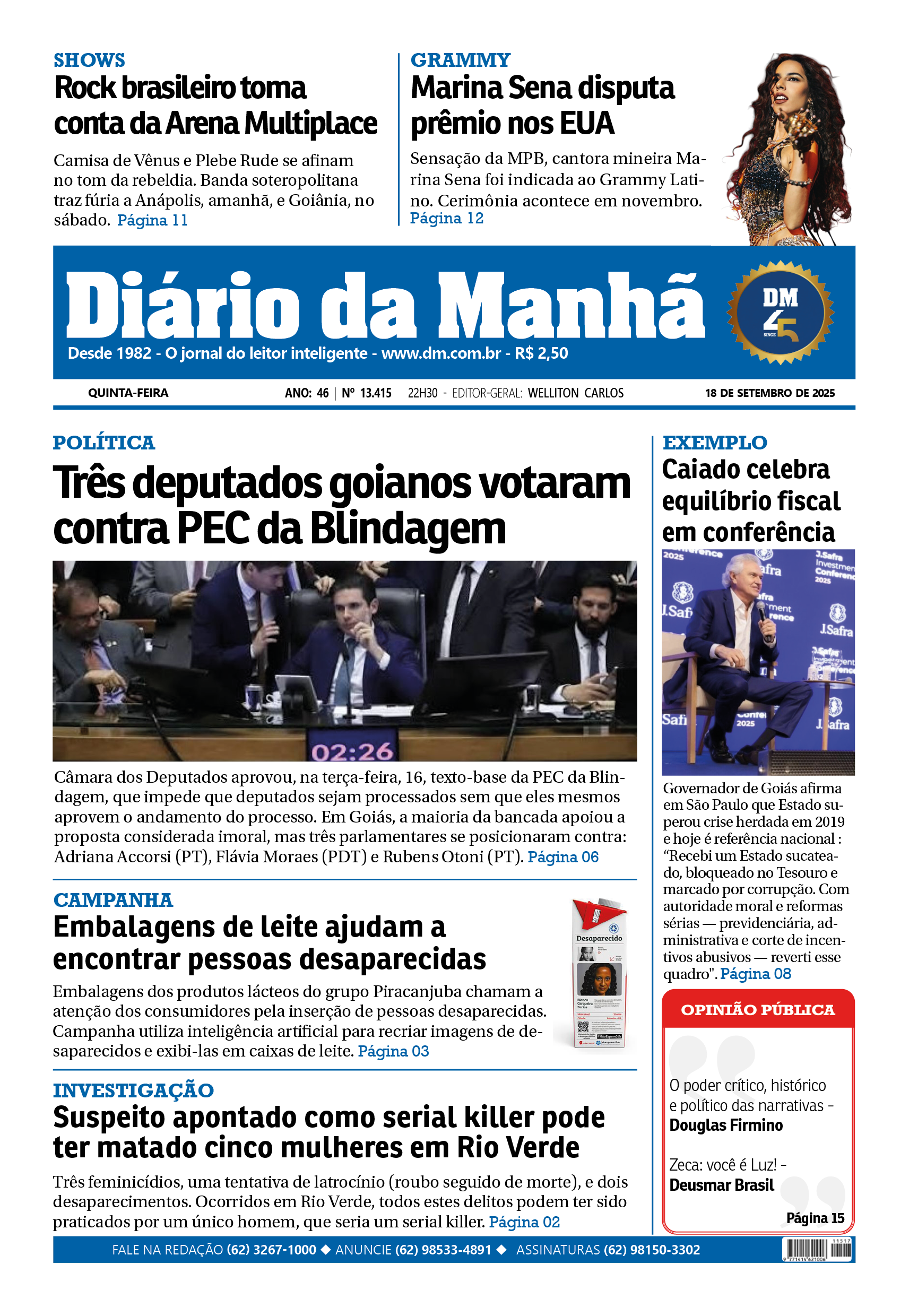 Edição EDIÇÃO2025-09-18