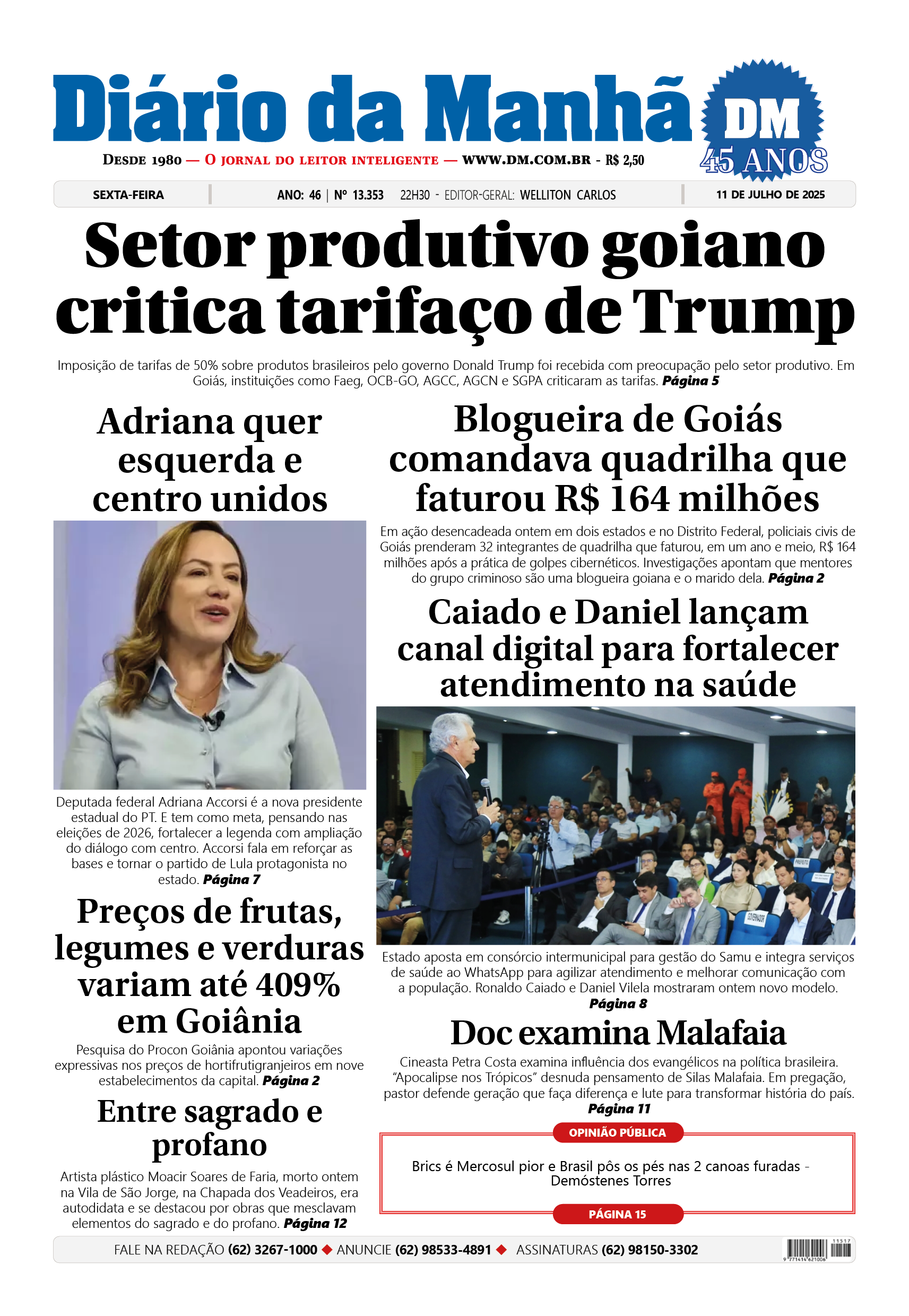 Capa da edição